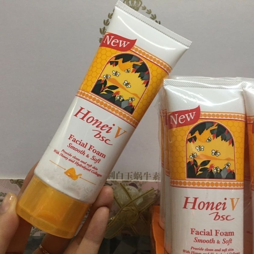 T Thailand Original Natural Honey Whitening Foaming Facial Cleanser Little Bee Foaming Facial Cleans