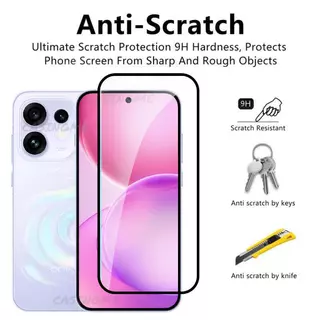 OPPO Reno16 5G 2026 กระจกนิรภัยป้องกันหน้าจอโปร่งใสคลุมทั้งหมดฟิล์มสําหรับ Oppo Reno16 Reno 16 F 16F Pro Plus + OppoReno16 5G 4G กระจกนิรภัยเลนส์กล้อง