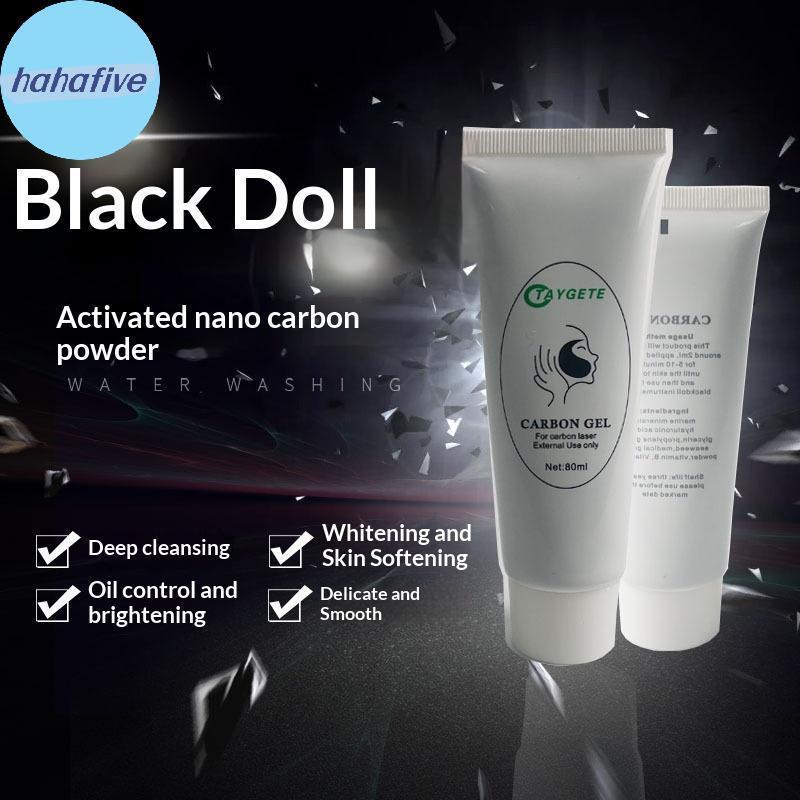 HAHA Bla คาร์บอนเลเซอร์ Peeling Gel Mask 2/5 ชิ้น Gentle Skin Whitening Non-Irrating สําหรับ ND YAG 