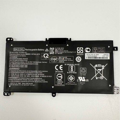 For new HP PAVILION X360 14-BA033TX TPN-W125 BK03XL batteries