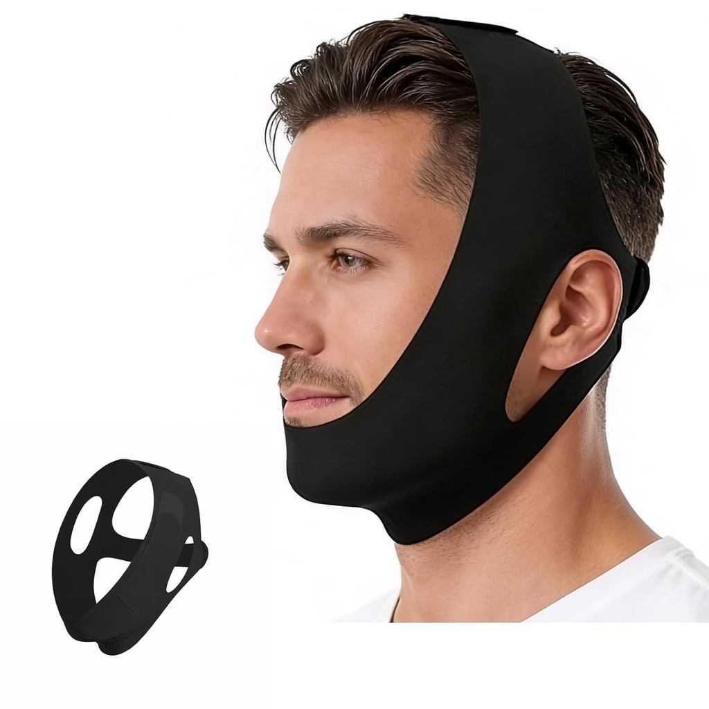 ALPHASKULT Collagen Face Sculpt Wrap, ALPHASKULT Jawline Strap for Men, Jaw Shaper, Face Wrap for Ch