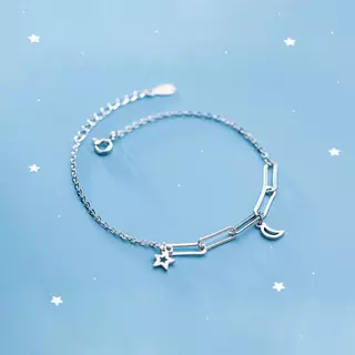 Luna Bracelet สร้อยข้อมือเงินแท้ S925 [MERCELO]