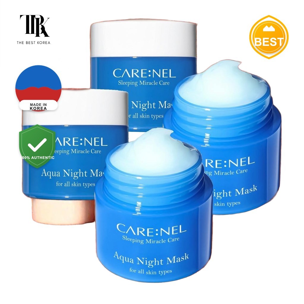 [care:nel] Aqua sleeping Mask 15ml ชุด 4 / Korean Aqua Night Mask / Overnight Treatment / ของแท้ 100