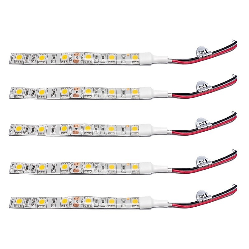 แถบไฟ ไฟเส้น LED 5050 Dc 12V 10ซม.กันน้ำ สำหรับรถยนต์ เรือ 5ชิ้น