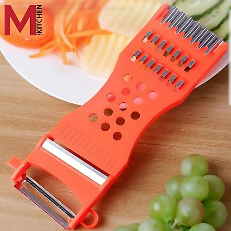 M KITCHEN 9809 ที่ขูดมะละกอ ขูดมะละกอ แบบหนา มีดปอกผลไม้ มีดปอก 5in1 มีดปอกเอนกประสงค์ 5in1 (C0)