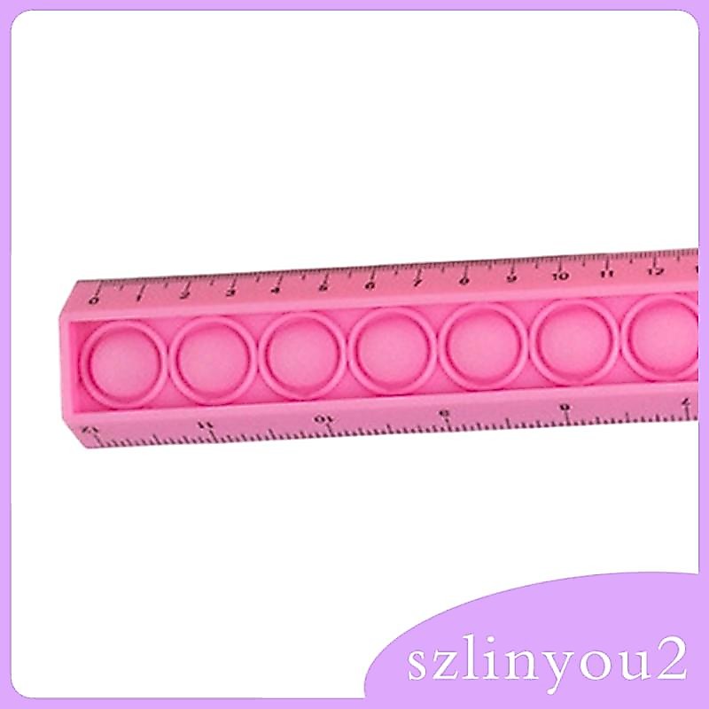 [szlinyou2] ไม้บรรทัดตรง ของเล่นบรรเทาความเครียด กันแตก งอได้