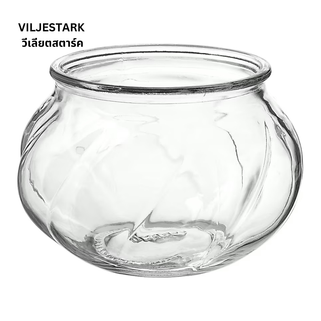 แจกัน VILJESTARK ขนาด 8 ซม. สำหรับปลูกต้นไม้ในน้ำ ของใหม่ แข็งแรง ทนทาน ราคาไม่แพง