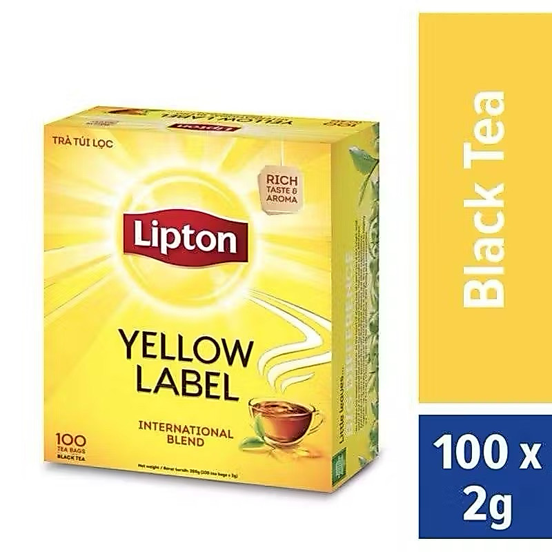 ชาลิปตัน 100 ซอง Lipton Yellow Label Tea ชาซองคุณภาพดี ราคาถูก