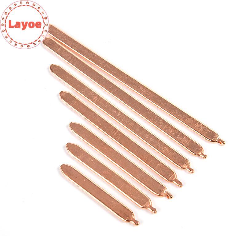 Layoe ท่อทองแดง Diy คอมพิวเตอร์แล็ปท็อป Cooling Notebook ท่อความร้อนหลอดแบน 60mm-150mm TH
