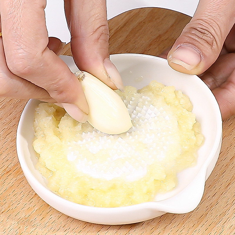 Hot Sale#Japanese Ceramic Ginger Grinder Manual Garlic Masher Garlic Paste Grinder Ginger Milk Grate