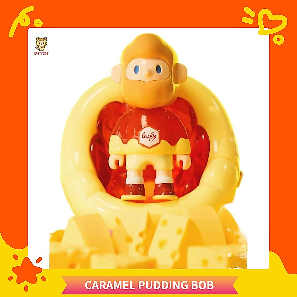 พร้อมสต็อก [FINDING UNICORN] FARMER BOB CARAMEL PUDDING BOB CARAMEL PUDDING ลิฟท์รูปอินเทรนด์เล่น Healing รูปเดสก์ท็อปตกแต่ง Mystery กล่องของขวัญของเล่นตุ๊กตา Art Design ของสะสม