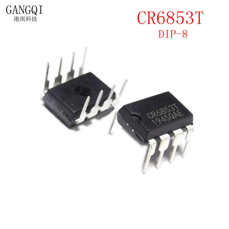 10 ชิ้น/ล็อต CR3222 CR6338 CR6348 CR6853T CR6842 CR6848T CR6850 CR6853 DIP-7 DIP-8 DIP8 ใหม่ IC ในสต
