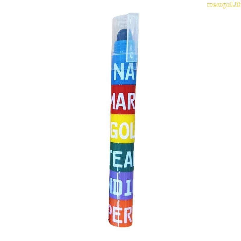 Weroyal 6-Color-in-1 Highlighter ปากกาสําหรับสี Coding Broad Tip Marker ปากกาสําหรับวาด Sketching Sc