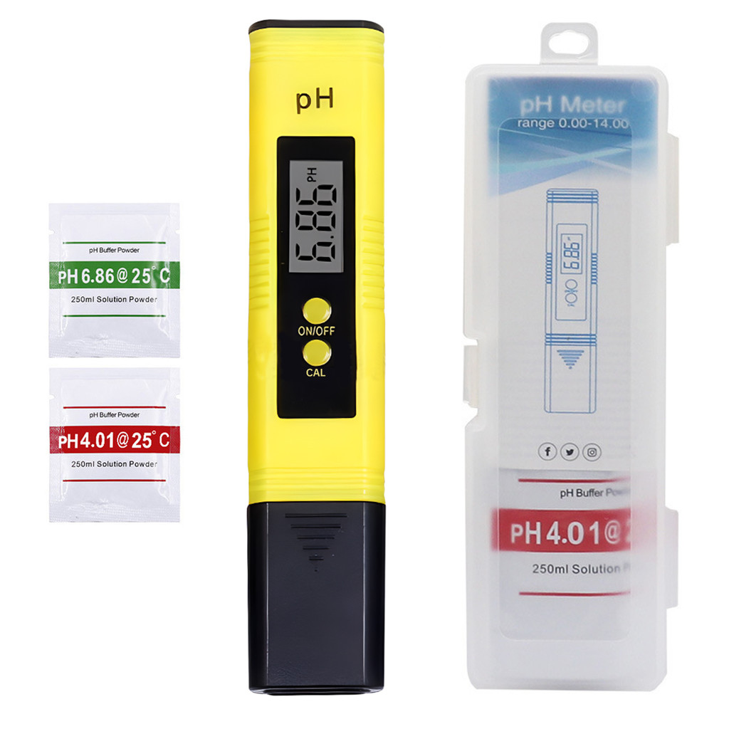 เครื่องวัด PH วัดน้ำ วัดกรด วัดปุ๋ย วัดความเค็มน้ำประปา วัดเกลือเจือจาง เครื่องวัดคุณภาพน้ำ