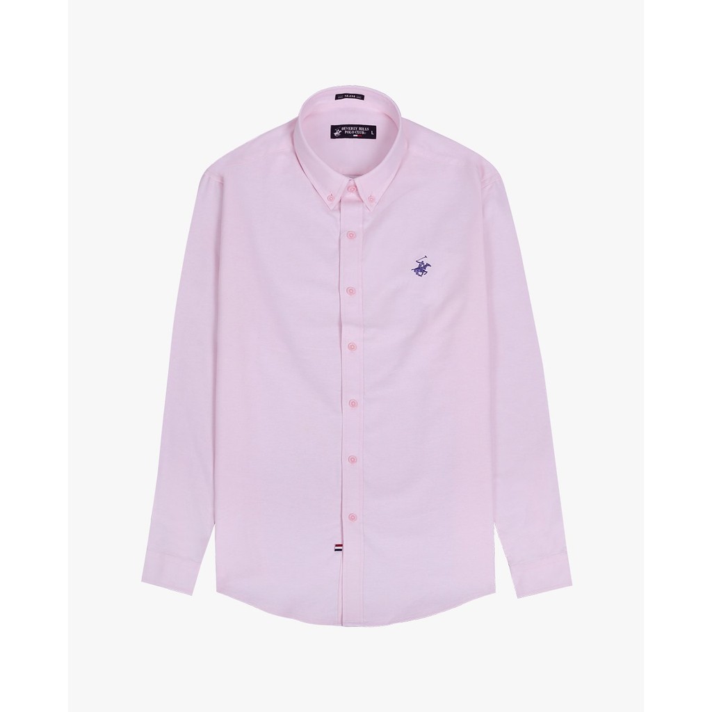 BEVERLY HILLS POLO CLUB - เสื้อเชิ้ตชายคอปกแขนยาวหรูหรา CMSLW23TL007-KMS