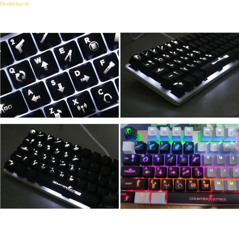 26 keys ABS Shot Backlit For OEM Cherry MX Mechanical Keyboard CS go Keycap