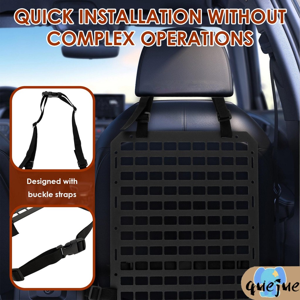 แผงสําหรับรถที่นั่งกลับมัลติฟังก์ชั่รถที่นั่งกลับออแกไนเซอร์สําหรับอัตโนมัติ แบบแยกส่วน การจัดเก็บติ