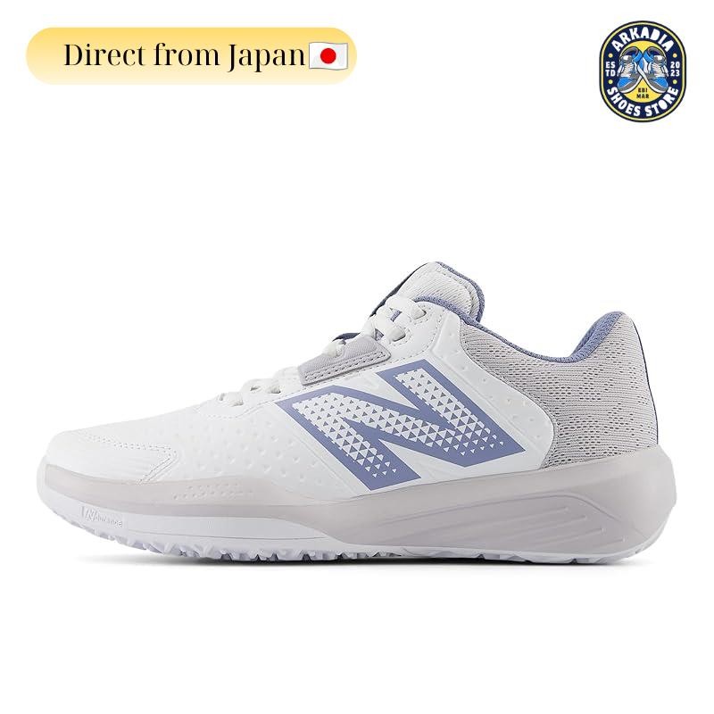 [New Balance] รองเท้าเทนนิส 696 V6 O Womens B6 (White/Blue) 22.5 Cm 2E [New Balance] รองเท้าเทนนิส 6