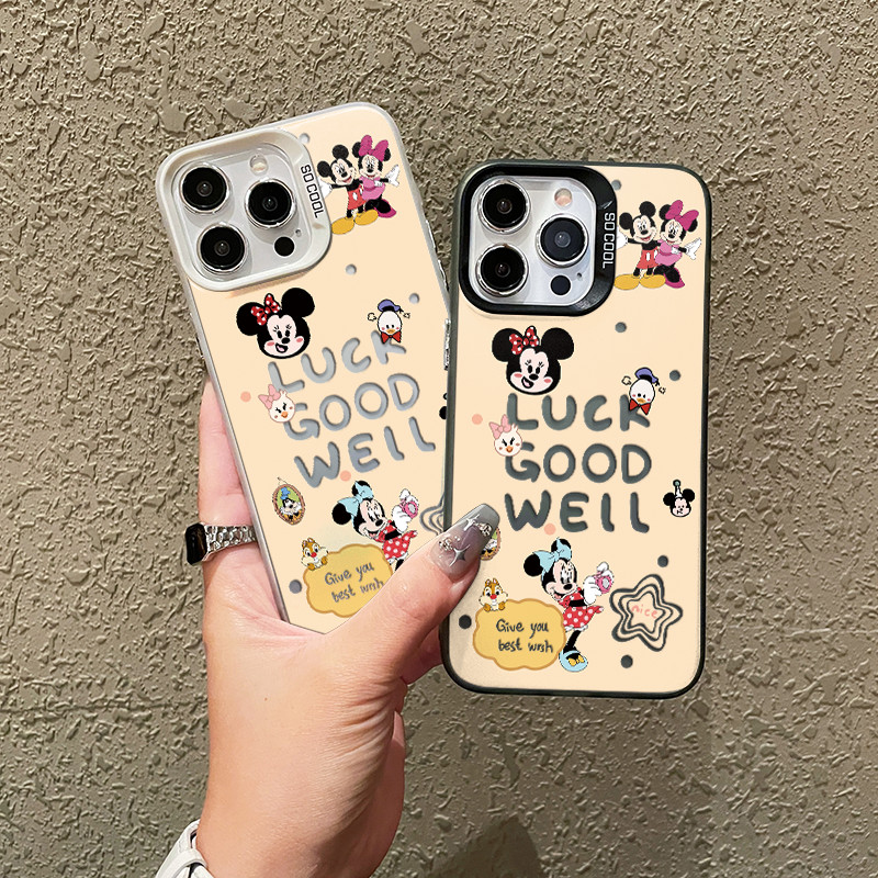 Mickey Minnie สําหรับ Vivo Y17 Y12 Y12S Y30 Y7S Y50 Y100 S10 S10E V23E V23 V25 V27 V29 X60 X70 X80 X90 X100 X200 PRO เต็มรูปแบบ 11 Pro IQOO 7 ราคา ถูกที่สุด ดีลบีเคเค แกลเลอรีภาพที่ 5