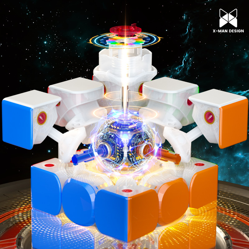 QiYi XMD Tornado V4 AI สมาร์ท Cube เคลือบ UV 3x3 Magnetic Cube Tornado AI สมาร์ท Cube ปริศนาของเล่น