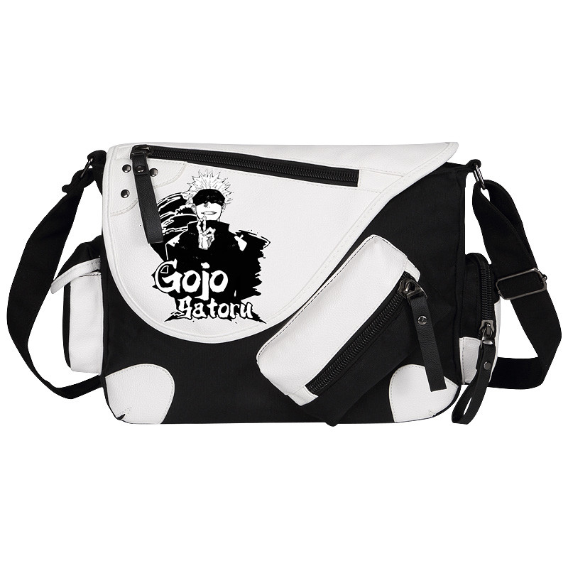 Xiuluo Spell Fighting Gojo Go Merchanted กระเป๋านักเรียน Knotweed Yuren อะนิเมะ Messenger กระเป๋านัก