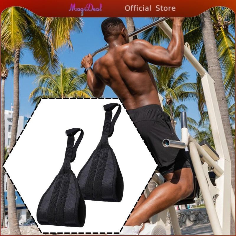 MagiDeal แขวน Ab Straps สำหรับการฝึกกล้ามเนื้อหน้าท้องและใช้ในฟิตเนส