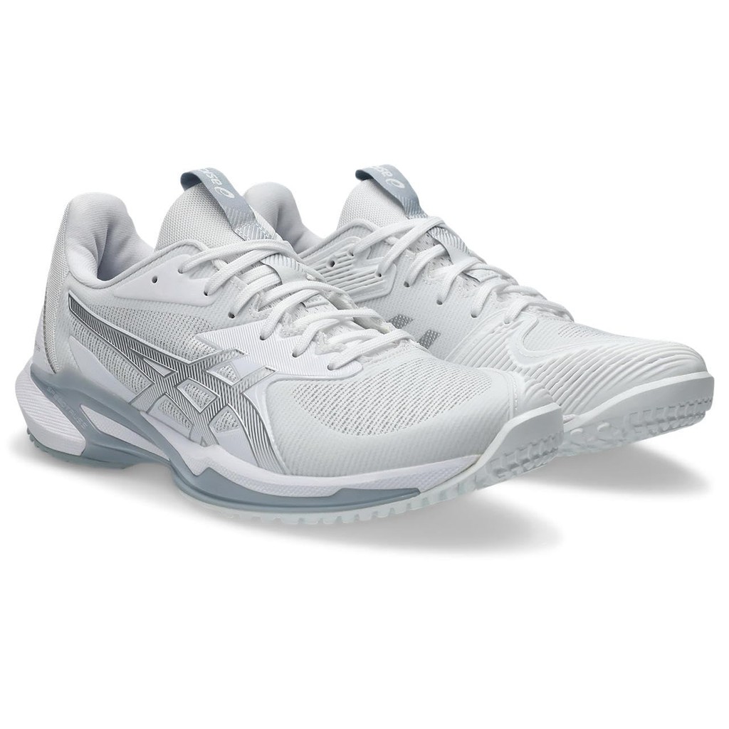 ASICS Women's Solution Speed FF 3 OC Tennis Shoes - Multiple Sizes Available, White/Pure Silver