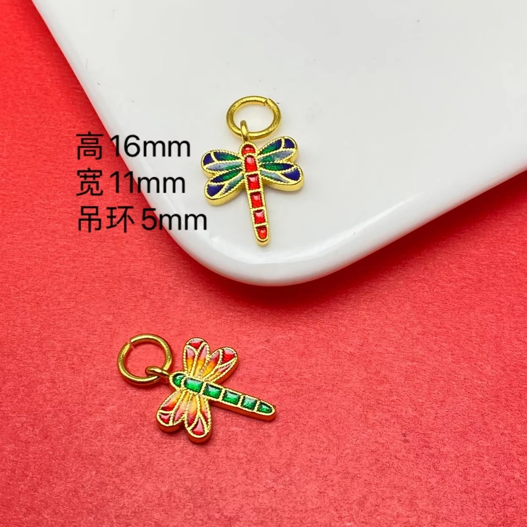 อุปกรณ์ตกแต่งรูปผีเสื้อและแมลงปอ งานทำสีสไตล์โบราณ thumbnail 7