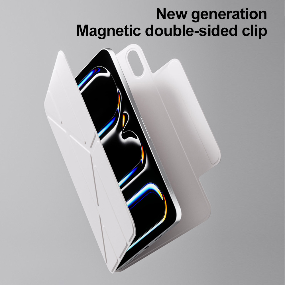 เคสไอแพดแม่เหล็ก สำหรับ iPad Gen10/11 10.9 12.9 11 Air 13/4/5 Mini 6/7 8.3 Y-Case แบบพับได้ ถอดได้ เคสไอแพด ป้องกันการตก ราคา ถูกที่สุด ดีลบีเคเค แกลเลอรีภาพที่ 7