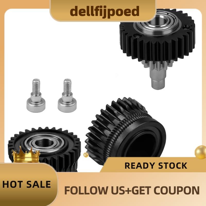 dedellijpoedFor K1 Max Extruder โลหะทั้งหมด Filament Drive Gear K1C Extruder K1 เกียร์ชุบนิกเกิลเคลื