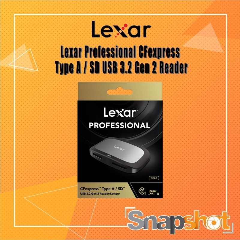 Lexar Professional CFexpress Type A/SD USB 3.2 Gen 2 Reader การรับประกันภาษาไทย