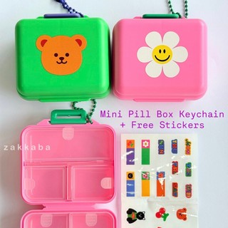 WiggleWiggle MULTI CASE / กล่องใส่ของอเนกประสงค์ + สติ๊กเกอร์ / กล่องยา ตลับยา พกพาสะดวก