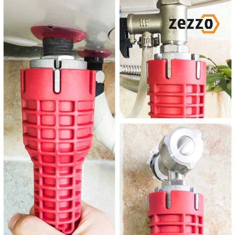 LCCMNCLL ZEZZO 18in1 Faucet Sink ติดตั้ง - ZZ338