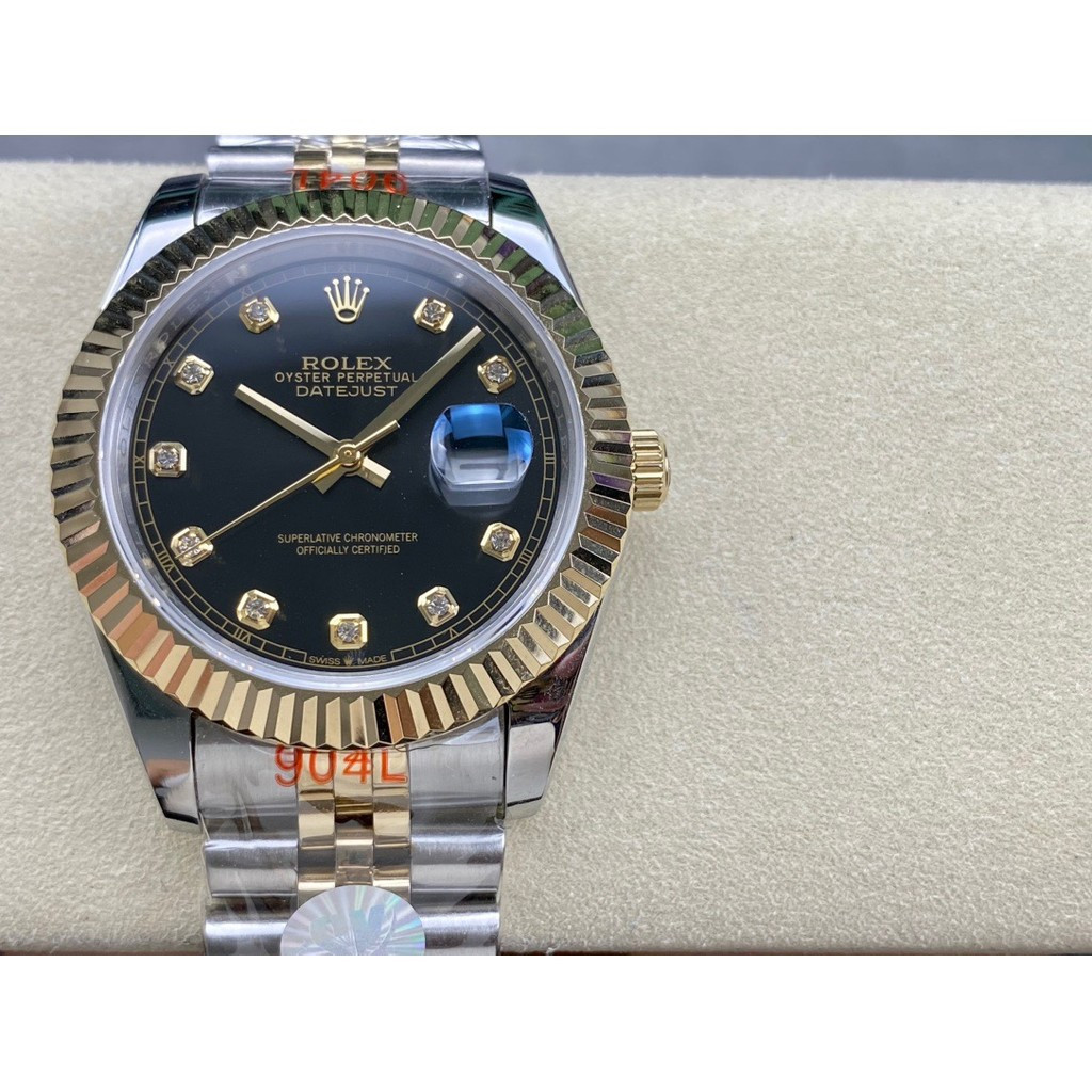 Rolex Datejust 36/41MM RZ278 นาฬิกาผู้ชาย, Diamond Scale Automatic Mechanical Design, Elegant Noble 