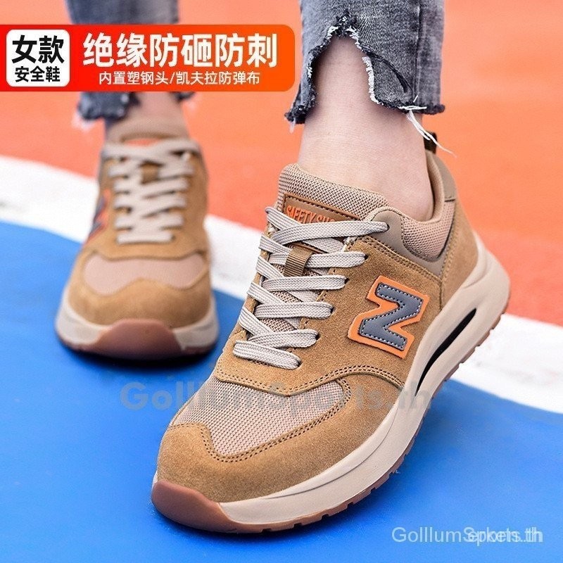 4rp9 work shoes, steel toe, breathable, ultra-light, anti-smash For men P7R5