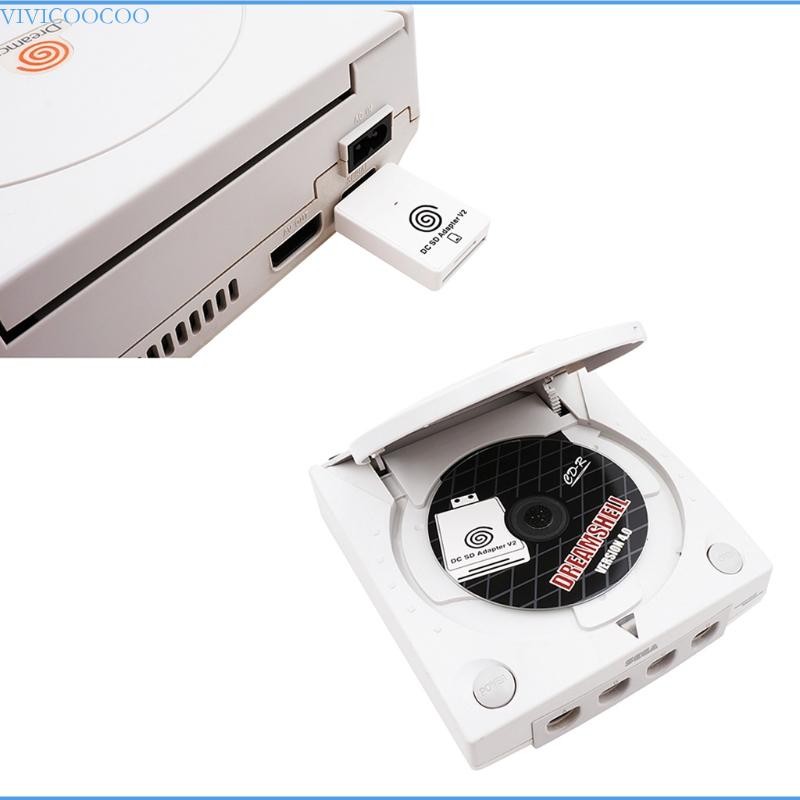 VIVI SD TF Card Reader อะแดปเตอร์สําหรับ Dreamcast สําหรับคอนโซล DC และ DreamShell Boot Loader Conve