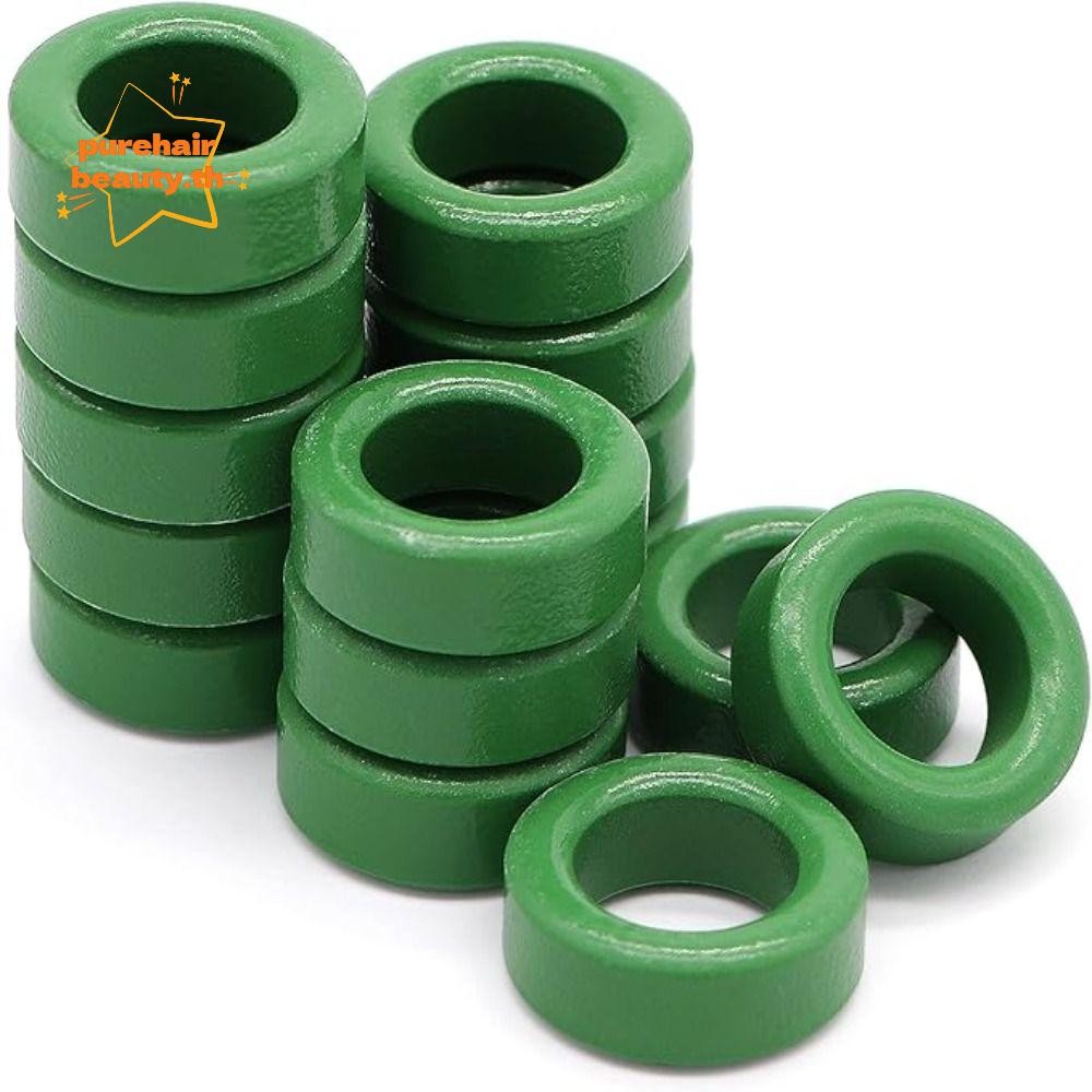 PUREHAIRBEAUTY Toroid Ferrite Core, Restraining Interfal Ferrite Chokes Ring, Easy to us Green Power