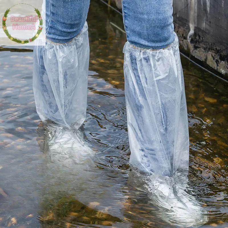 BHome ฝาครอบป้องกันรองเท้ากันน้ํา ใช้แล้วทิ้ง ทนทานและขยายได้