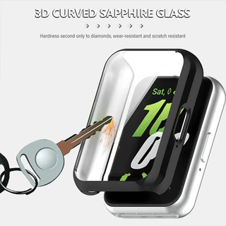 กรณี TPU อ่อน forSamsung Fit 3 ทั้งหมดรอบด้วยฟิล์มป้องกันหน้าจอปกป้องกันชนเชลล์อุปกรณ์เสริม for Huawei Band 11