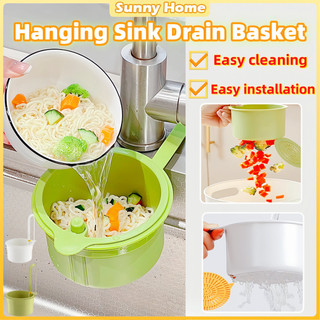 Sink Hanging Strainer Multifunctional Basket Detachable Kitchen Garbage Filter Quickly Drain Clean