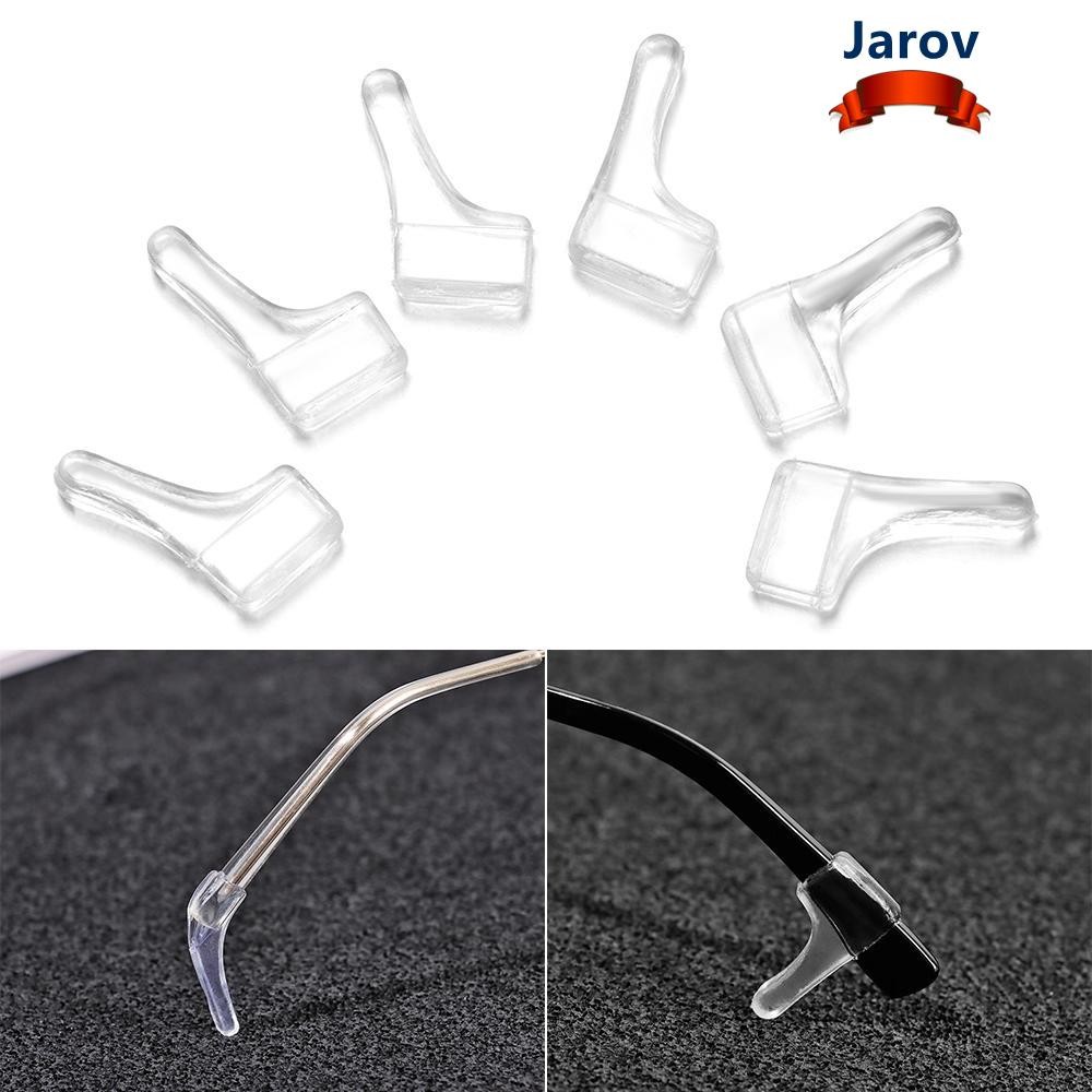 JAROV 10 คู่ Anti Slip Temple Glass Accessories Grip Tip Silicone