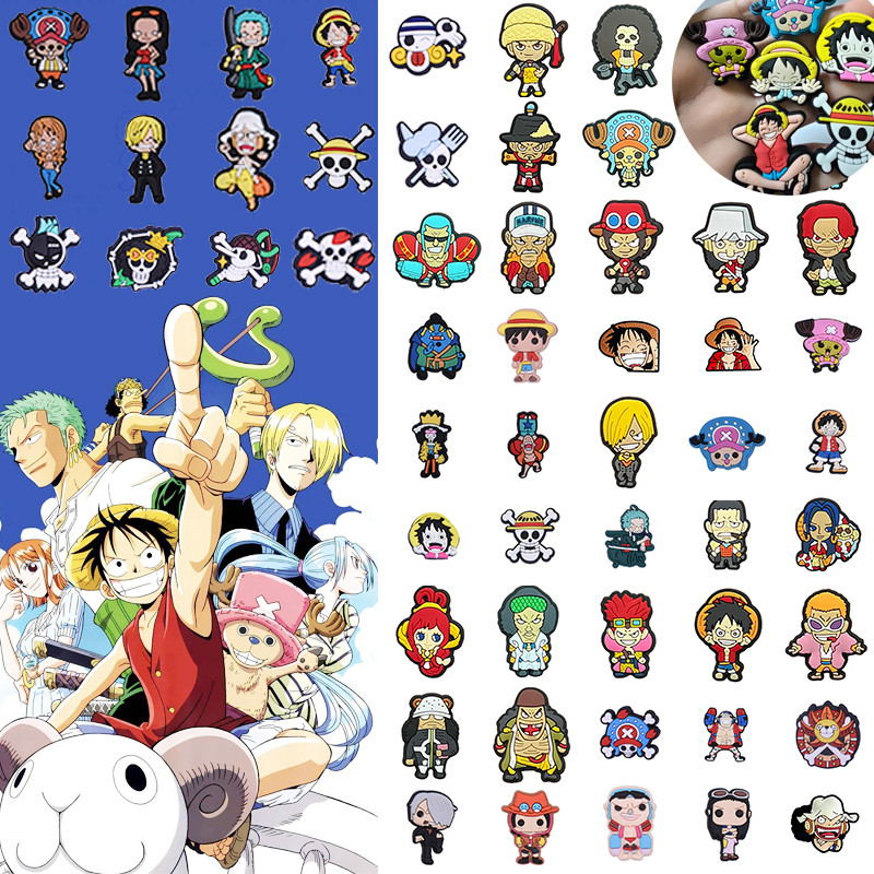 ตกแต่งรองเท้า Clog Pins สไตล์อนิเมะการ์ตูน