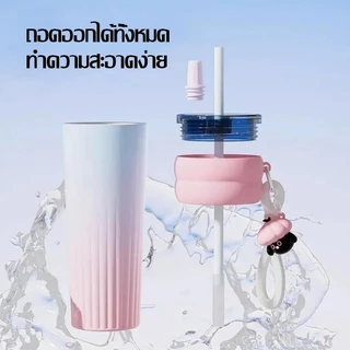 SEALN (26 ออนซ์)แก้วกาแฟสแตนเลสซับเซรามิกพร้อมฝาปิดขวดสูญญากาและความเย็นศสามารถ เก็บความร้อน ของขวัญที่ดีที่สุด