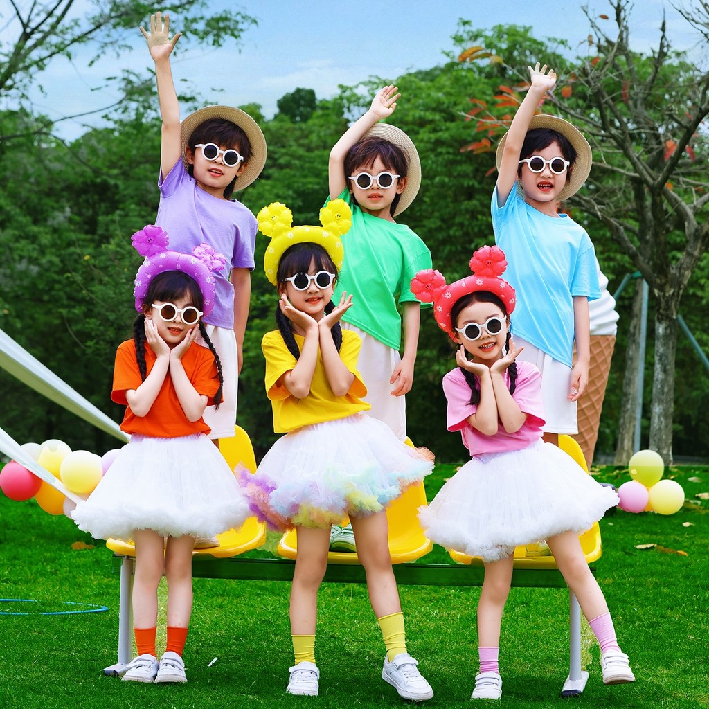 #International วันเด็ก Chorus Performance Costume Candy โรงเรียนอนุบาลเต้นรําเครื่องแต่งกาย#六一儿童节大合唱