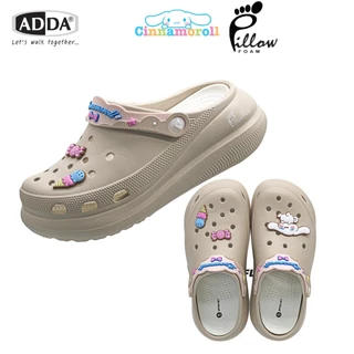 ADDA 5PF01-W7 รองเท้าแตะหัวโต ADDA x Cinnamoroll ลิขสิทธิ์แท้ ใส่ได้ทั้งคุณแม่คุณลูก นุ่ม เบา