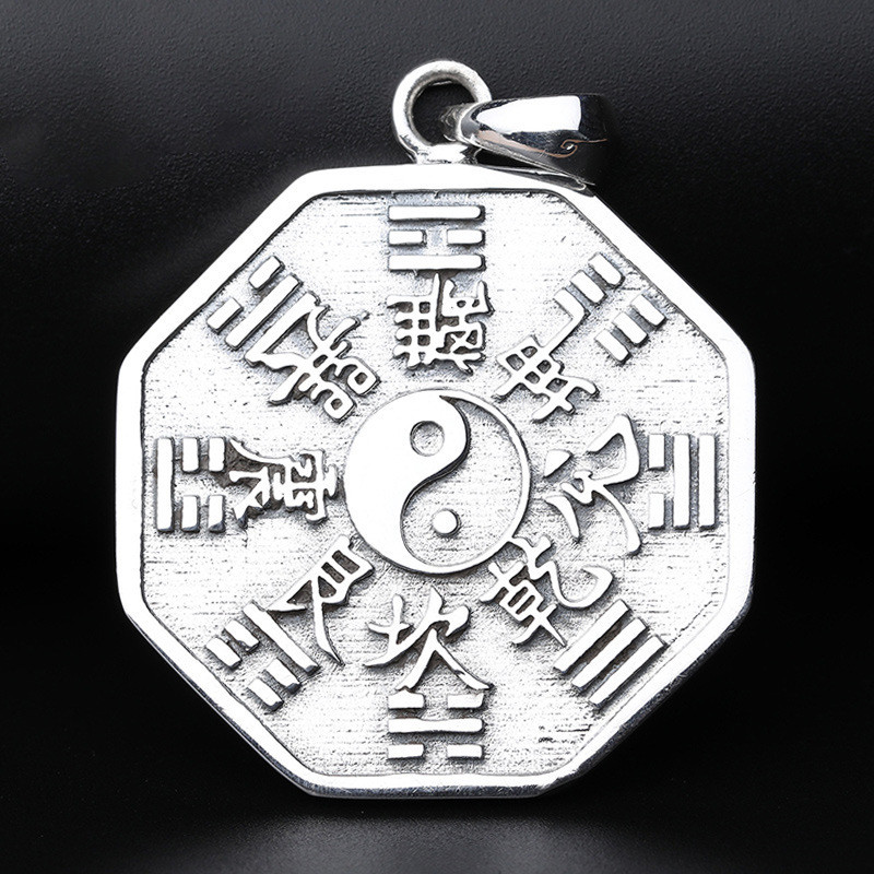 Premium Selection#Large Mountain Ghost Flower Pure Silver Pendant S990Pure Silver Necklace Pendant U