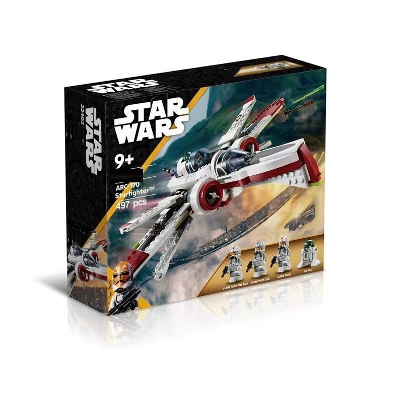 ใช้งานร่วมกับ Star Wars ARC-170 Star Wars 75402 Boy ประกอบอาคารบล็อกของเล่นของขวัญ