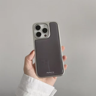 Retro Charcoal สีเทาเคสโทรศัพท์ Drop-Resistant สําหรับ iPhone 16 Promax 15 Promax 11 12 13 14plus 15plus 16e 16plus 15pro