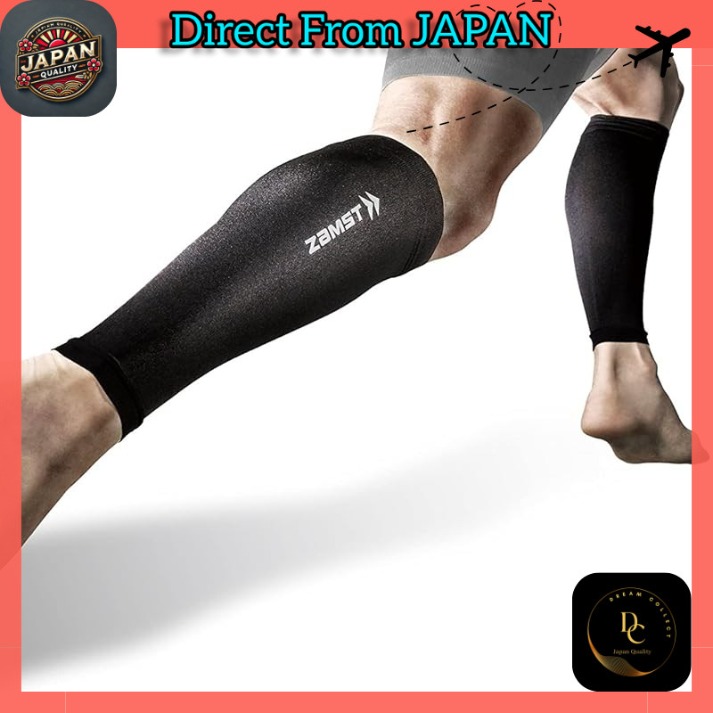 ZAMST Gradation Compression Stockings Calf Sleeve Compression Running (Includes Both Legs) Size S Bl