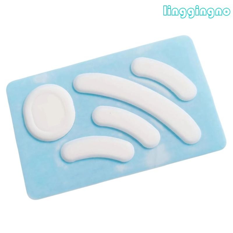 RR 1 ชุด ICE Edition Mouse Feet สําหรับ GPRO Mouse Feet Glides Curved Edges Mouse Feet สติกเกอร์